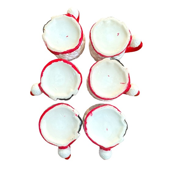 VINTAGE SANTA CLAUS MUGS🎅🏻Set Of 6 - Picture 10 of 10